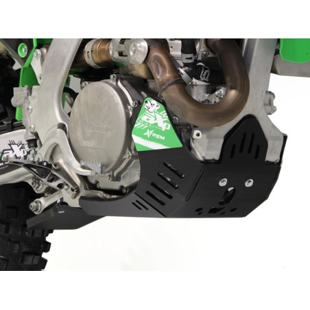 AXP AX1677 Paracoppa Kawasaki KX450 / KX450X con protezione leveraggio (2019 - 2023) - Nero