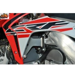 AXP AX1336 Protezioni radiatore Honda CRF450R 2015-2016 - Distanziali rossi