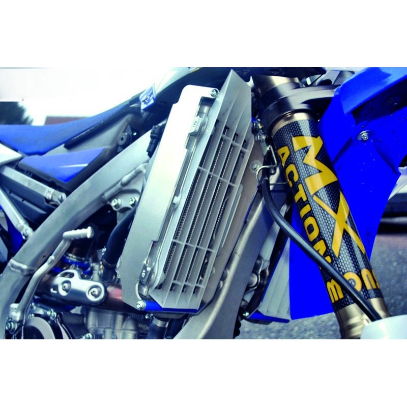 AXP AX1345 Protezioni radiatore Yamaha WR250F / YZ250FX 2015-2019 - Distanziali blu