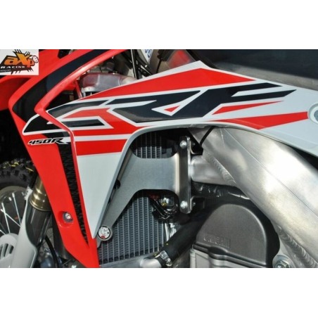 AXP AX1417 Protezioni per radiatore Honda CRF450RX / CRF450R / CRF400RX 2017 - 2020 - Distanziali rossi