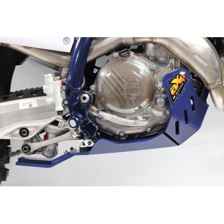 AXP AX1657 Paracoppa HUSQVARNA FC450 / FE450 / FX450 / FE501 con protezione leveraggio - Blu