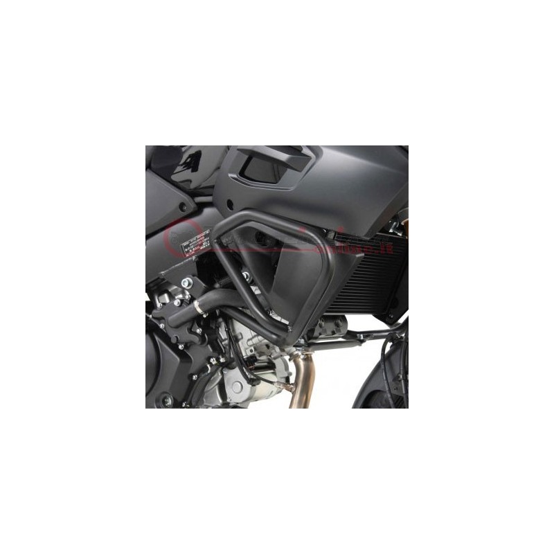 50135300001 Telaio paramotore Hepco & Becker in acciaio Nero per Suzuki DL 1000 V-Strom ABS 2014 e dal 2017