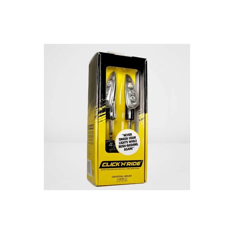 Kit Adattatori Per Frecce Moto SONICMOTO - 4 Pezzi In Plastica Nera Universali - 4