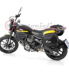 Telaio C-Bow Hepco&Becker 6307530 00 01 Ducati Scrambler 800 2015 borse morbide laterali