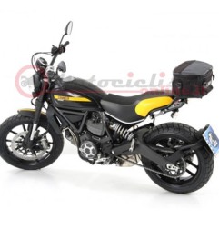 6607530 01 01 Portapacchi posteriore Hepco & Becker Minirack per Ducati Scrambler 800 2015