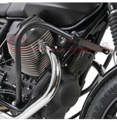 501545 00 01 Protezione motore Hepco e Becker in acciaio colore Nero per Moto Guzzi V7 II 2012