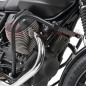 501545 00 01 Protezione motore Hepco e Becker in acciaio colore Nero per Moto Guzzi V7 II 2012