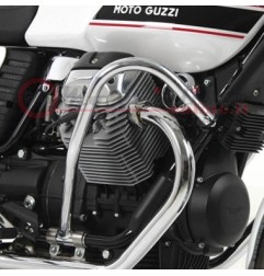 501545 00 02 Protezione motore Hepco e Becker in acciaio cromato per Moto Guzzi V7 II 2012