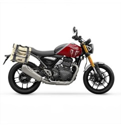 Borse laterali Per Triumph Speed e Scrambler 400 Bags Bike Sahara GrigioNero