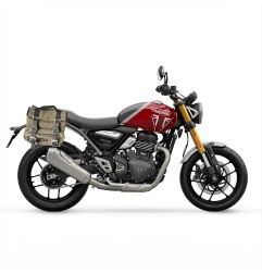 Borse laterali Per Triumph Speed e Scrambler 400 Bags Bike Sahara Grigio Verde