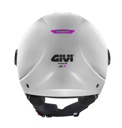 Givi 11.7 Solid Lady Casco Jet da scooter Fucsia