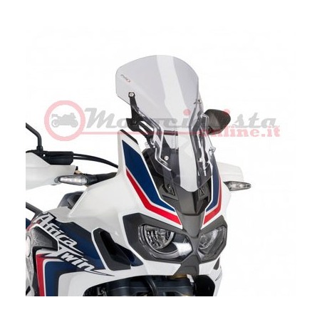 Puig 9154N Staffe di supporto cupolino Touring nero per Honda CRF 1000L Africa Twin 2016