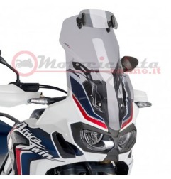 Puig 8906H Cupolino maggiorato con Visiera aggiuntiva Fumé Chiaro per Honda CRF1000L Africa Twin 2016