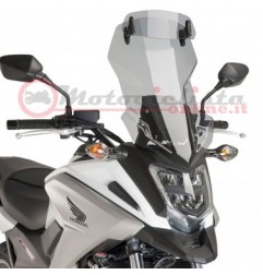 Puig 8911H Cupolino maggiorato con Visiera aggiuntiva Fumé Chiaro per Honda NC750X 2016