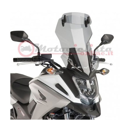 Puig 8911H Cupolino maggiorato con Visiera aggiuntiva Fumé Chiaro per Honda NC750X 2016