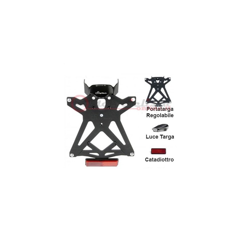 KTARYA119 Portatarga regolabile Lightech per Yamaha MT-09 Tracer 2013