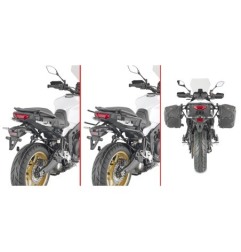 Givi TR2159 Telaietti Laterali Remove-X Sgancio Rapido Per Yamaha Tracer 9 Dal 2021 Al 2024
