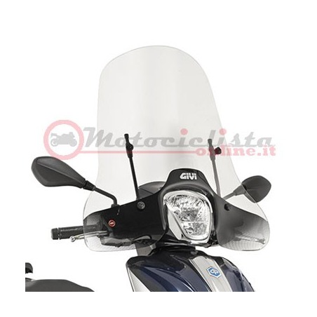 5612A Parabrezza GIVI trasparente per Piaggio Medley 125-150 2016