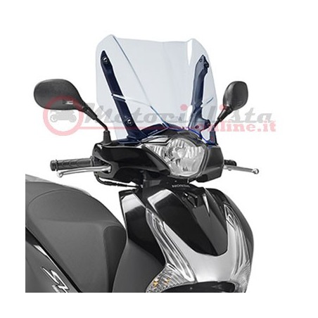 D1128BL Cupolino GIVI ICE trasparente per Honda SH 125i - SH150i ABS 12