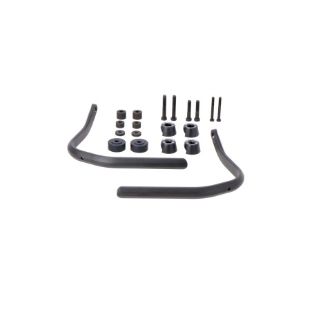 Kit di montaggio paramani SW-Motech HDG.00.220.80701/B colore Nero. Attacco a filetto interno manubrio 6/8mm