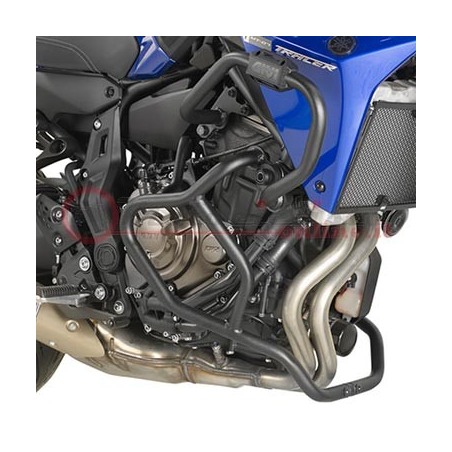 TNH2130 Protezione alta paramotore tubolare GIVI nero per Yamaha MT-07 Tracer 2016 