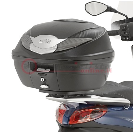 SR5612 GIVI Portapacchi posteriore attacco per bauletti Monolock Nero per Piaggio Medley 125-150 2016