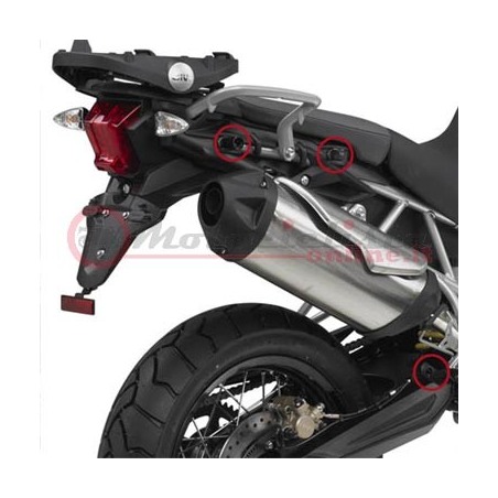 PLR6409 GIVI portavaligie laterali sgancio rapido per Triumph Tiger 800/800XC/800XR 2011