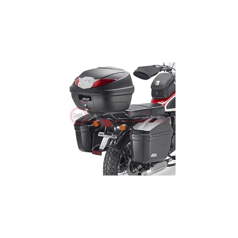 GIVI PL684 Portaperie Monokey – Porta Oggetti Per Moto, Fissaggio Rapido, Accessorio Ufficiale GIVI