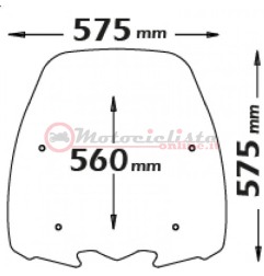 Isotta sc4510 parabrezza Honda SH 125i 150i  dal 2017