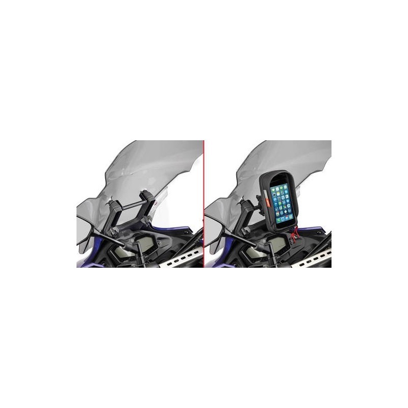 FB2130 Givi Traversino porta smartphone e GPS per Yamaha MT-07 Tracer