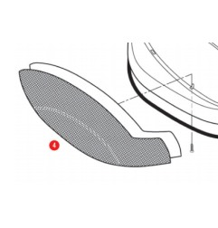 Z1394 Catadiottri rossi DX-SX per bauletto E470 fondo bianco