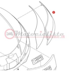 Z4201R Catadiottri Rossi per Bauletto GIVI Monokey V40N