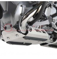 810665 00 09 Protezione motore paracoppa Hepco & Becker Silver per BMW R 1200 GS LC 2017