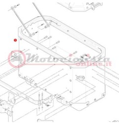 Givi ZOBKN37ALFM Fondo sinistro Argento Valigia Trekker Outback OBKN37AL