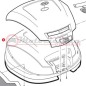 Z470CNR Coperchio bauletto GIVI Monolock E470 Simply