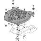 GPT.00.152.400 base per installare bauletti TRAX su piastra SW-motech Alurack