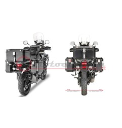 PL3112CAM Portavaligie laterali Monokey Camside Trekker Outback per Suzuki DL-650 V-Strom 2017