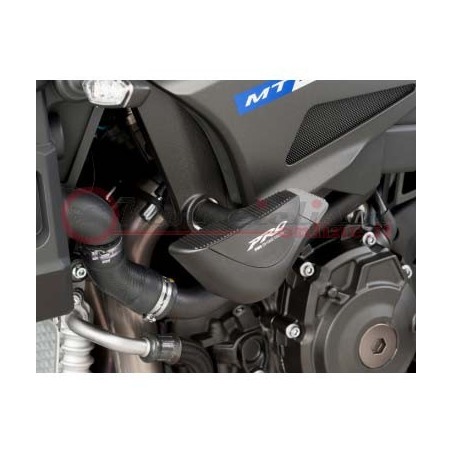 8592N Tamponi paratelaio nero Puig Racing mod. PRO per Yamaha MT-10 2016