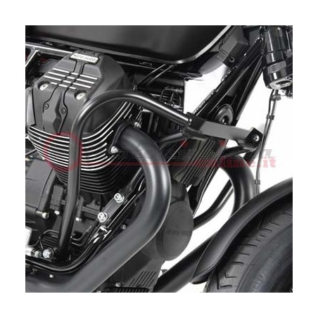 501547 00 01 Protezione motore Hepco & Becker colore Nero per Moto Guzzi V9 Bobber/Roamer 2016