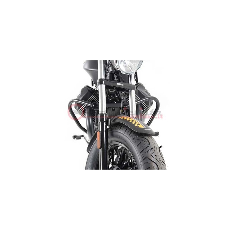 501547 00 01 Protezione motore Hepco & Becker colore Nero per Moto Guzzi V9 Bobber/Roamer 2016