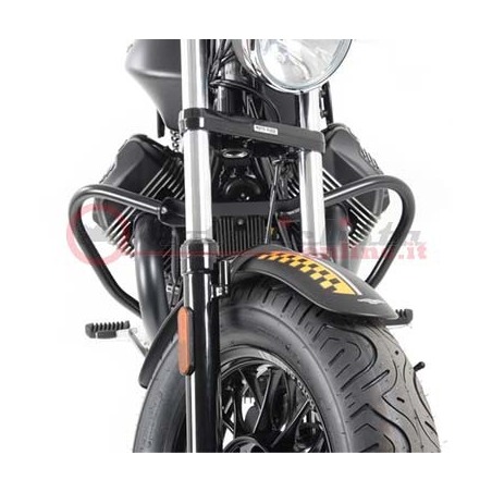 501547 00 01 Protezione motore Hepco & Becker colore Nero per Moto Guzzi V9 Bobber/Roamer 2016