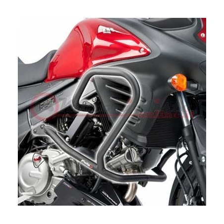 5884N Barre protezione motore Puig Racing colore Nero per Suzuki DL 650 V-Strom 2017