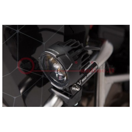 Faretti led SW-Motech EVO FOG LIGHT NSW.00.490.10001 Nero cablaggio e interruttore 