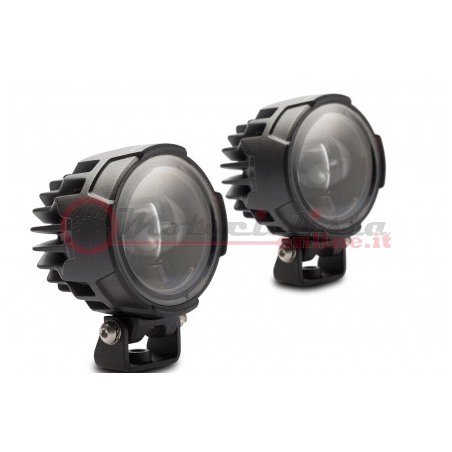 Faretti led SW-Motech EVO FOG LIGHT NSW.00.490.10001 Nero cablaggio e interruttore 