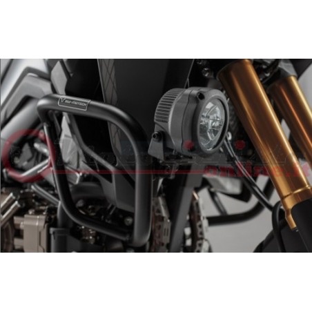 NSW.01.622.10101/B Staffe faretti SW-motech per protezioni tubolari per Honda CRF 1000 L Africa Twin 2015