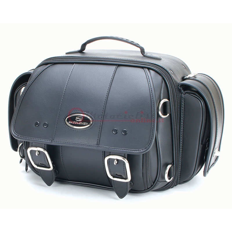 CD 1700 Saddlemen borsa schienalino moto in pelle