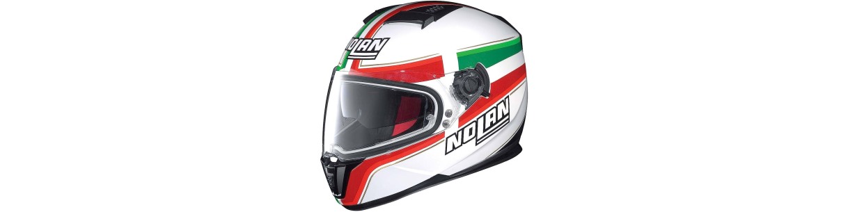 Ricambi casco integrale N86. Imbottitura, visiera, guanciali