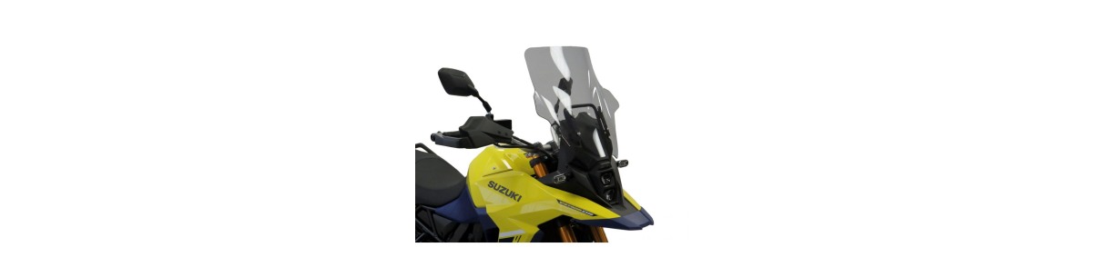 Cupolini e paramani per Suzuki V-Strom 800DE. Protezione dal vento.