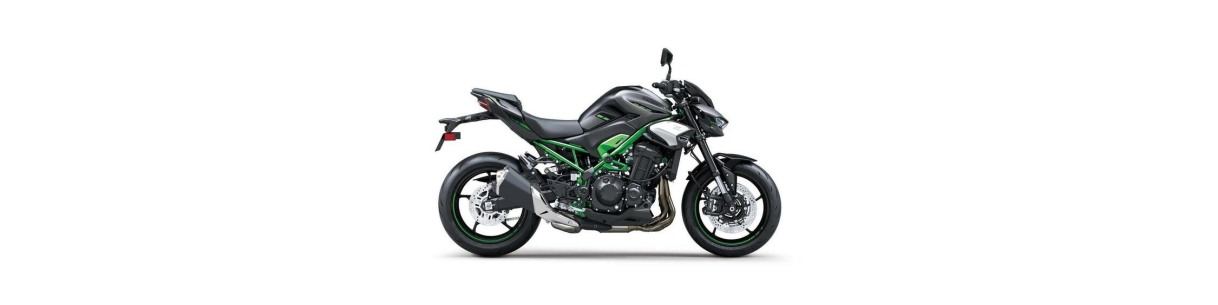 Una pagina dedicata ad accessori moto per Kawasaki Z900 dal 2025