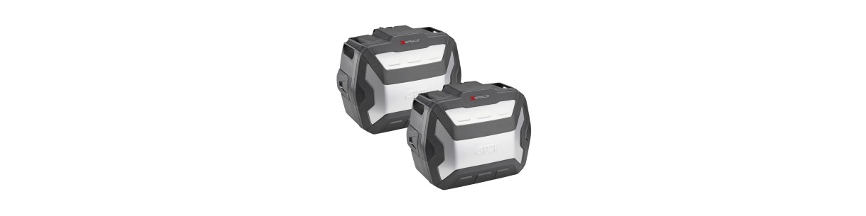 Givi Xspace Valigie laterali espandibili e tutti i relativi accessori